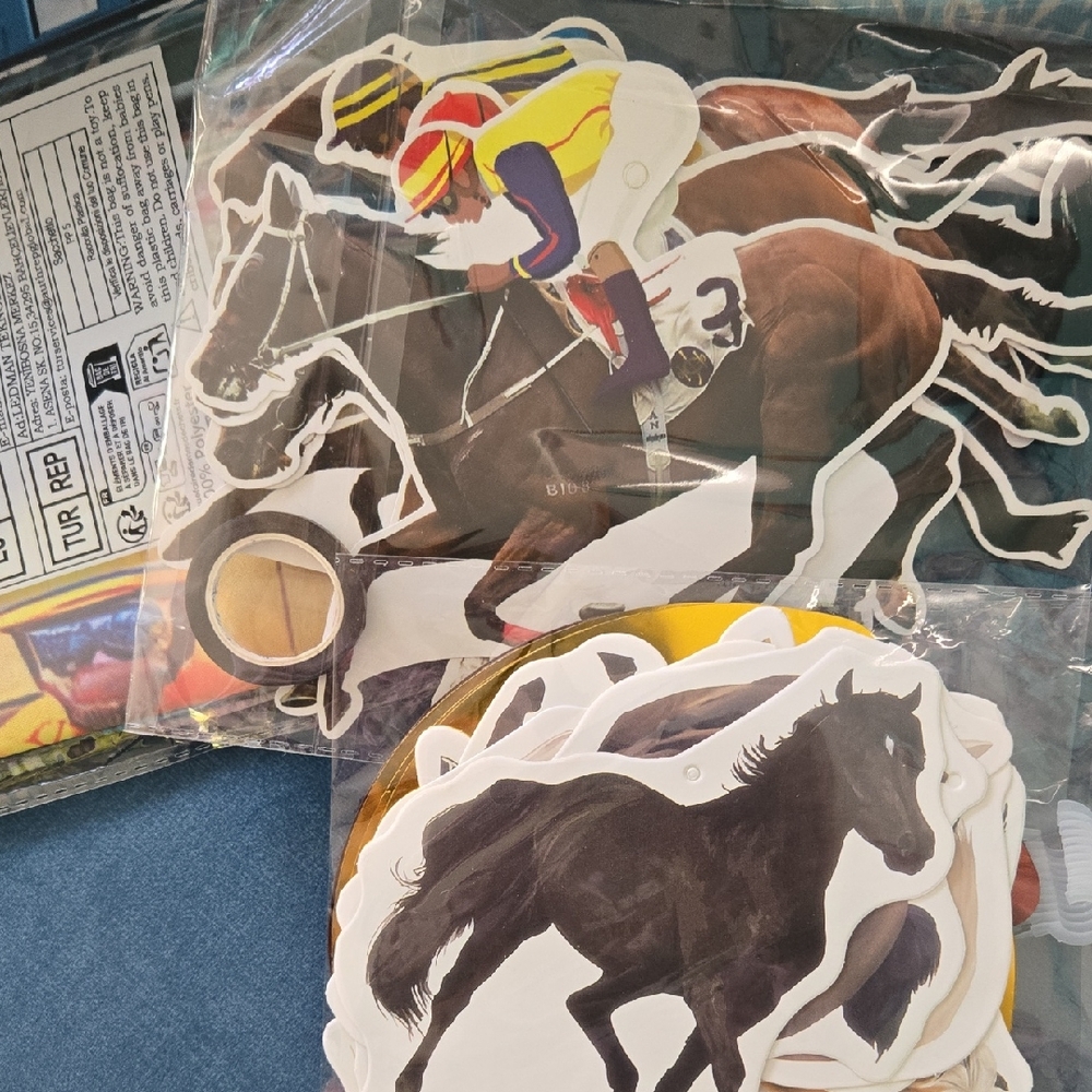 Horse Decor Party Supplies Kentucky Derby May 2nd Is Derby Day Spirals Banner